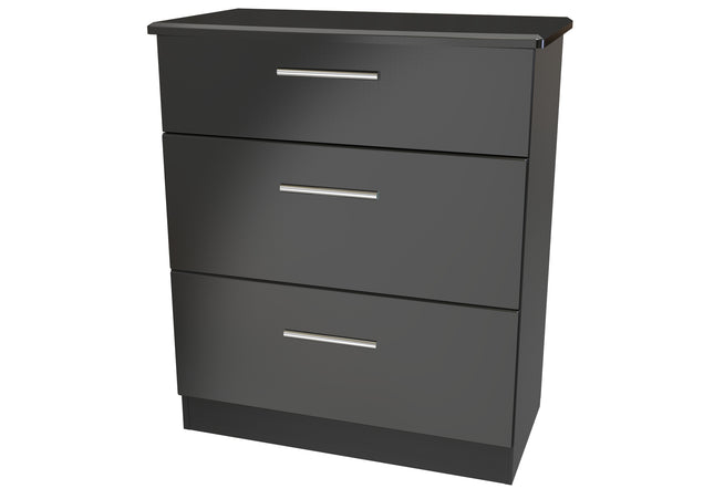 Knightsbridge Bedroom Collection In Black Gloss