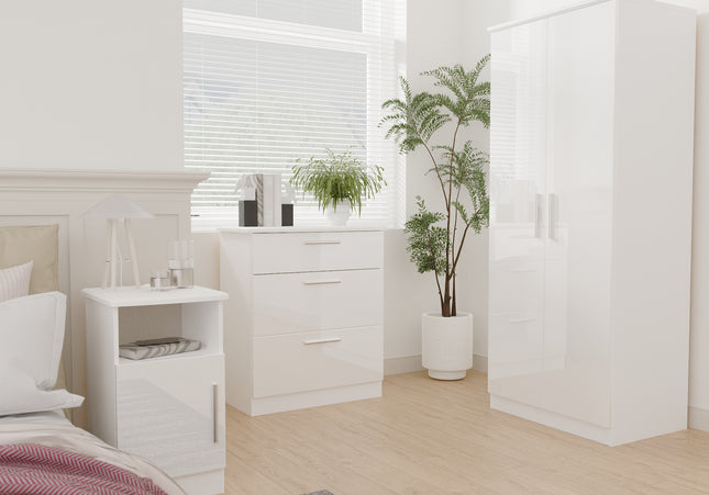 Knightsbridge Bedroom Collection In White Gloss