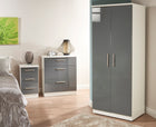 Grey Gloss With White / Trio Set