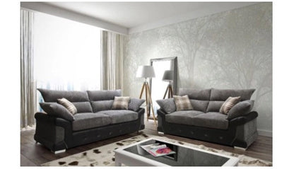Logan 3&2 Seat Sofa Set - Grey