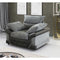 The Logan armchair, faux leather and fabric chair is a strong, sturdy set of living room furniture that adds a modern, contemporary feel to your surroundings.