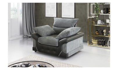 Logan Formal Back Arm Chair - Grey