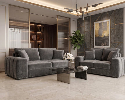 Laguna Grey 3+2 Sofa Set