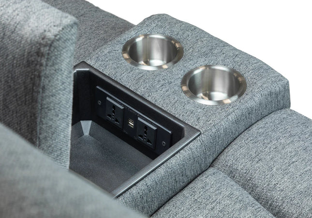 drink holder and plug outlet with usb port