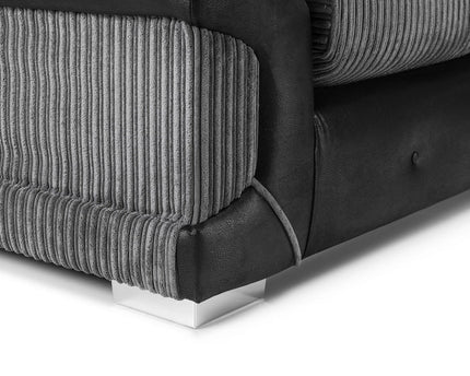 Logan Formal Back Armchair In Grey