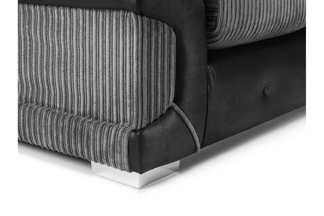 Logan Formal Back Arm Chair - Grey