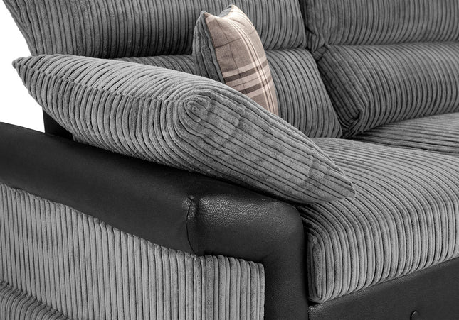 Logan 3 Seat Sofa In Grey