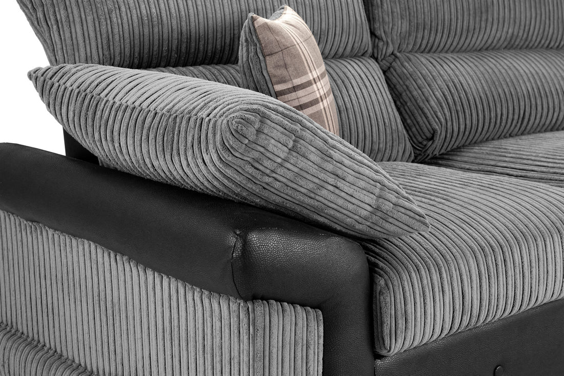 Logan 3 Seat Sofa - Grey