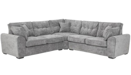 Messina 2c2 Large Corner Sofa Set - Grey