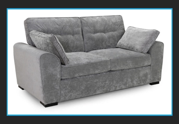 Messina 3 Seat Sofa - Grey