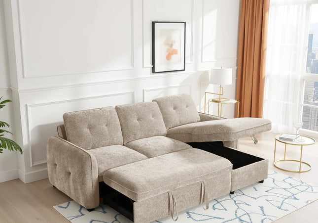 Moscow Beige Sofabed Universal Corner