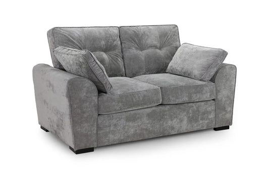 Messina Formal Back 2 Seat Sofa - Grey
