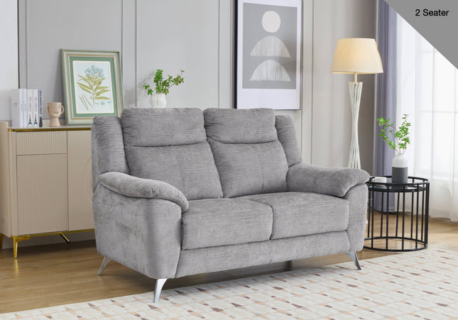 Monroe Fixed 2 Seater Sofa in Ash