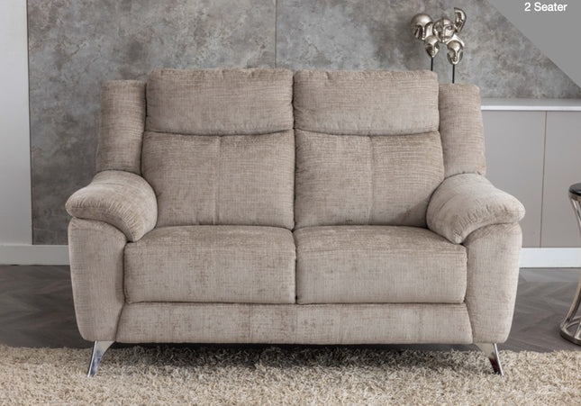 Monroe Fixed 2 Seater Sofa in Fossil