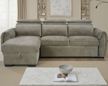 Montrose Universal Corner Sofabed – Mushroom