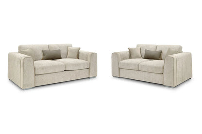 Naples 3+2 Sofa Set - Ivory