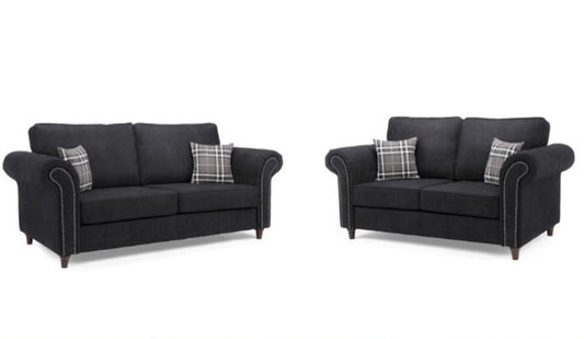 Oakmont 3+2 Sofa Set - Charcoal
