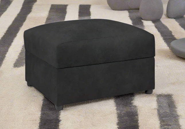 Oakmont Storage Foot Stool - Charcoal