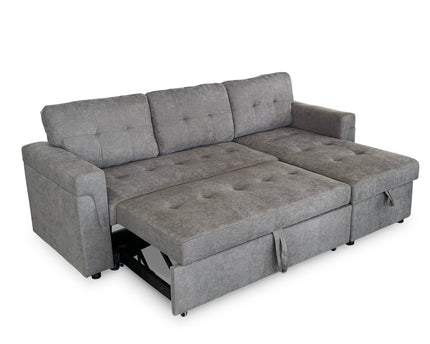 Omniya Sofabed With Storage In Grey