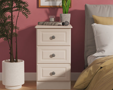 Pembroke 3 Drawer Bedside Table in Kashmir