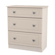 Kashmir Ash / 3 Deep Chest Of Drawers