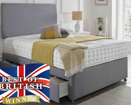 Plain Headboard Divan Bed