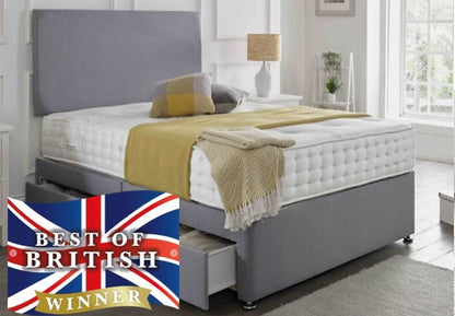 Plain Headboard Divan Bed