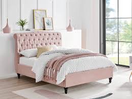 Rosa Bed - Double Or King Size - Pink
