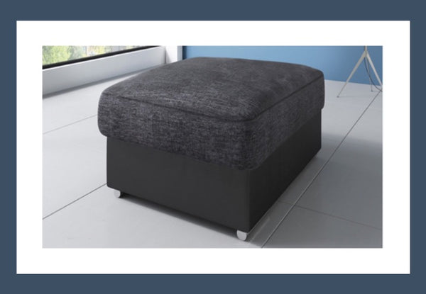 Shannon Footstool - Charcoal
