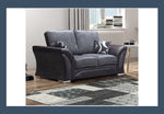 Shannon 2 Seat Formal Back Sofa - Charcoal