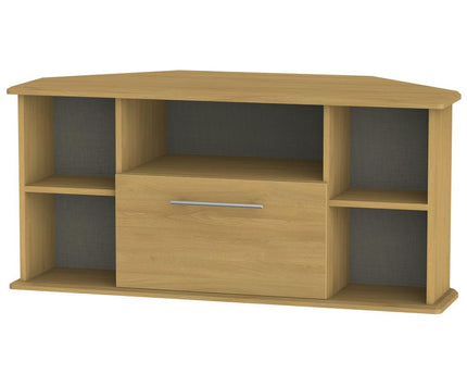 Sherwood Corner TV Unit in Modern Oak