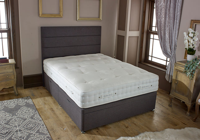 3 Panel Horizontal Headboard  Ottoman Divan Bed