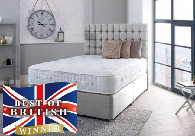 Small Cobbled Headboard Divan Bed