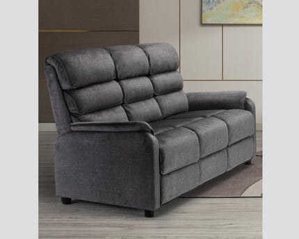 Savoy Fixed 3 Seater Sofa In Grey