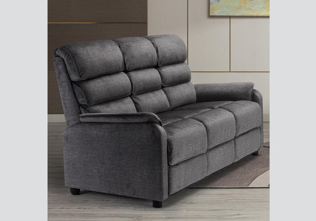 Savoy Fixed 3 Seater Sofa In Grey