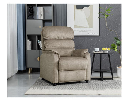 Savoy Fixed Armchair in Taupe
