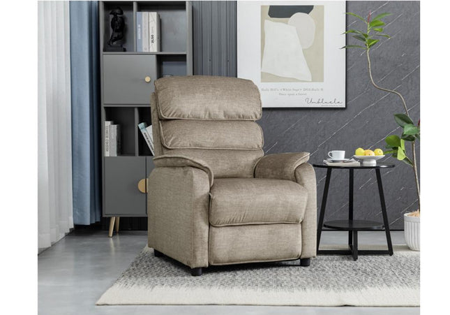 Savoy Fixed Armchair in Taupe