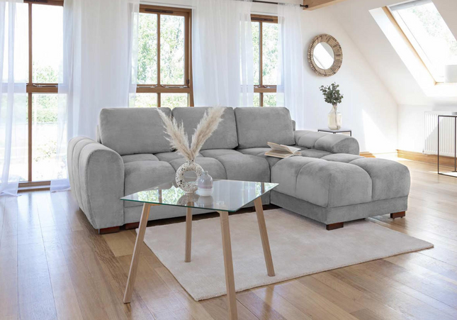 Azzuro Universal Corner  Sofa Bed – Grey