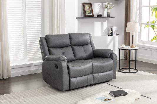 Belair 2 Seat Manual Recliner - Grey