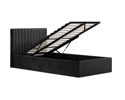 Berlin Ottoman Bed Frame Single In Black