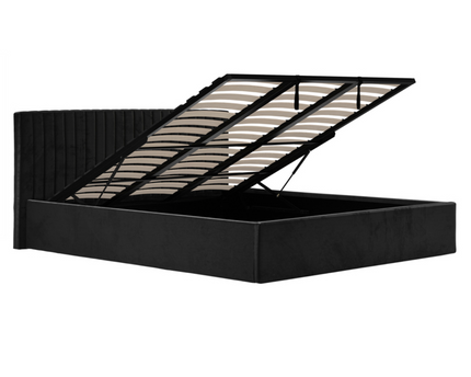 Berlin Ottoman Bed Frame -Super King In Black