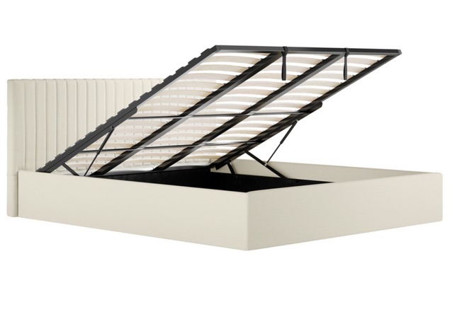 Berlin Ottoman Bed Frame Super King Size In Mink