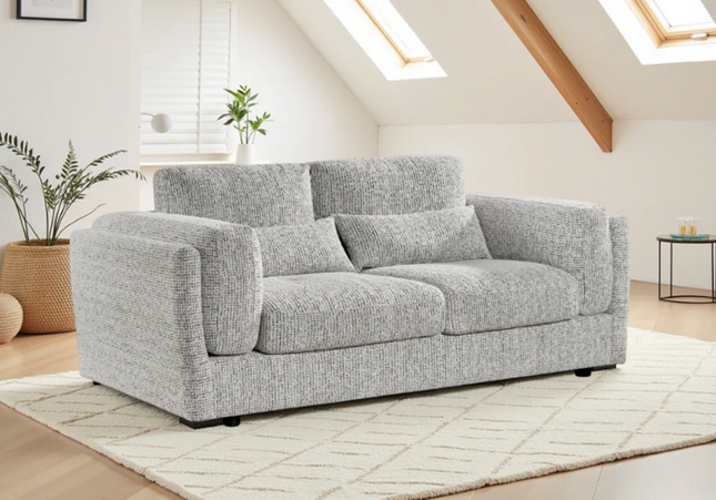 Bari 3 Seater Sofa – Grey