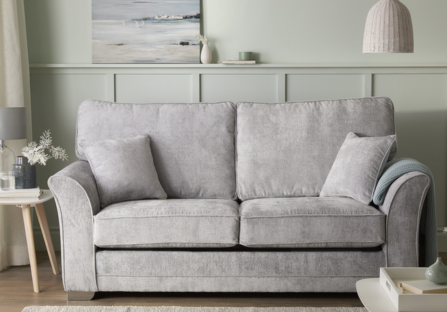 Kelly 3 Seater Sofa Bed In Grey