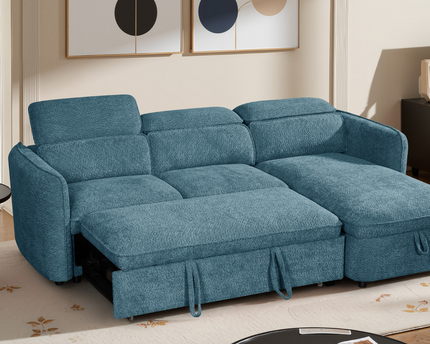 Capri Sofa Bed Blue Universal Corner