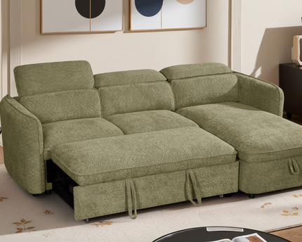 Capri Sofa Bed Green Universal Corner