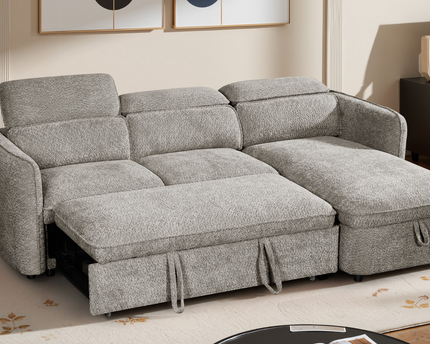 Capri Sofa Bed Grey Universal Corner