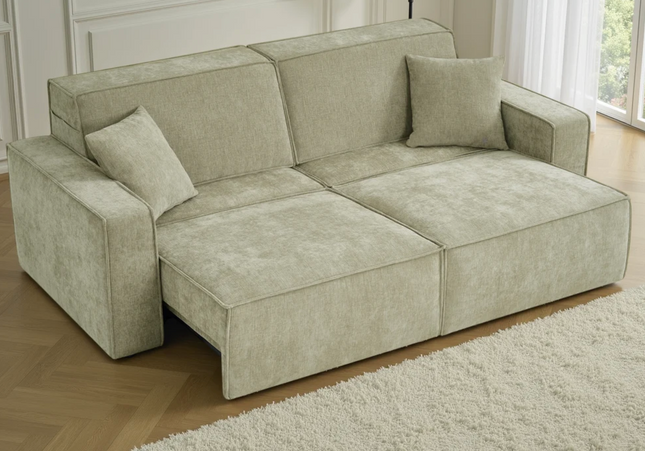 Houston Electric Sofa Bed In Green