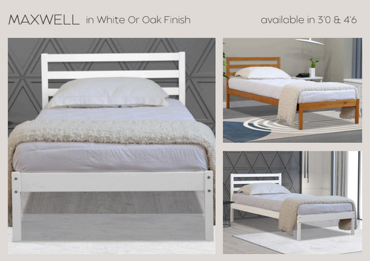 Maxwell Bed Bundle - 2 Colours Available