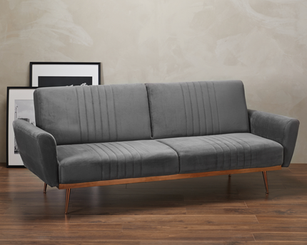 Nico 3 Seat Sofa Bed In Grey
